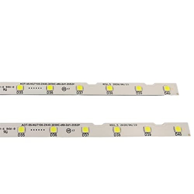 YEOYS Tira de retroiluminación LED para TV UE55NU7100 UE55NU7300 BN96-46033A 45913A BN61-15485A AOT_55_NU7300_NU7100 LM41-00566A 00613A para Samsung L