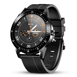 Smartwatch IP67 Reloj Inteligente, Reloj Inteligente para Hombres con podómetro de Monitor de sueño de frecuencia cardíaca con dial Personalizado, Pul precio