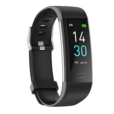 Septoui Smart Band Reloj Inteligente Frecuencia Cardíaca, SpO2, Presión Arterial, Sueño, Calorías Pulsera Actividad Resistente al Agua 5 ATM, 16 Modos