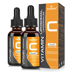 Vitamina C liposomal con vitamina C Quali® | No OMG | Vegano amigable | Vitamina C pH neutro y estomacal | Vegano (1 PACK) (2 botellas) características