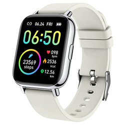 Smartwatch, 1.69" Reloj Inteligente Hombre Mujer Impermeable IP68 Pulsera Actividad 24 Modos Deporte con Pulsómetro Monitor de Sueño Monitores Activid en oferta