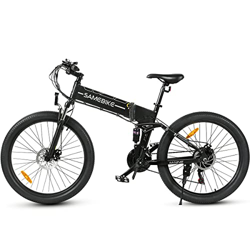 SAMEBIKE LO26-II El Nuevo Bicicleta Electrica Montaña Bicicletas electricas Plegables 48V10.4AH Bicicletas Electricas Shimano 21 Marchas con Instrumen precio