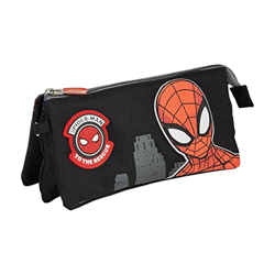 CERDÁ LIFE'S LITTLE MOMENTS - Estuche Escolar 3 Compartimentos Niño de Spiderman, Podrá Llevar Todo el Material Escolar Necesario para Primaria - Lice características