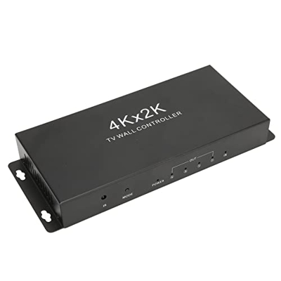 RTZY Controlador de Pared de TV 100-240V Sin retardo Antidistorsión Disipación de Calor rápida Control de Video 4K Split 1 Pulgada Enchufe de la UE