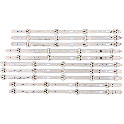 UVWP LED Tira for 4 0D1333B 40L1333B 40PFL3208T LTA400HM23 SVS400A79 A/B/D/C/D SVS400A73 Reemplazo de retroiluminación de TV