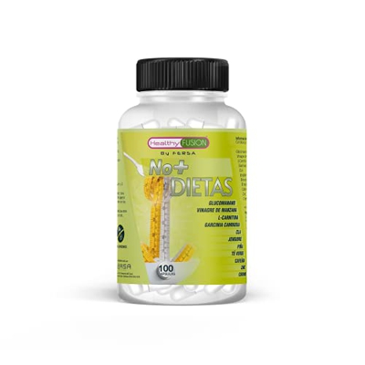 Healthy Fusion Potente Adelgazante, Vinagre de Manzana, Garcinia Cambogia, Té Verde, Adelgazante, Quemagrasas, Reductor del Apetito y Estimulante del 