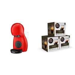 Nescafé Dolce Gusto Piccolo XS De'Longhi EDG210.R Cafetera de cápsulas, 15 bares de presión, diseño compacto, 1400 W + Cápsulas de café Espresso Inten características