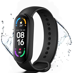 Pulsera de Actividad, Reloj Inteligente,Smartwatch Inteligente con Monitor de Sueño, Podómetro, Contador de Calorías, Pantalla a Color , Negro en oferta