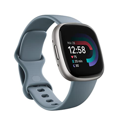 Fitbit Versa 4,Waterfall Blue/Platinum Smartwatch, Unisex-Adult, One Size en oferta