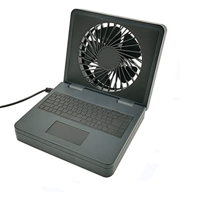 XUnion #VPm902 Mini ventilador de escritorio plegable de dos velocidades para portátil retro, Negro#vpm902, M