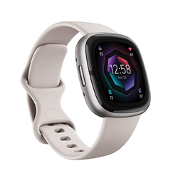 Fitbit Sense 2,Lunar White/Platinum Smartwatch, Unisex-Adult, One Size en oferta