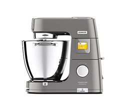 Kenwood KWL90.124SI Titanium Chef Patissier XL - Robot de cocina con báscula y función de calor, 1400 W, color plateado precio