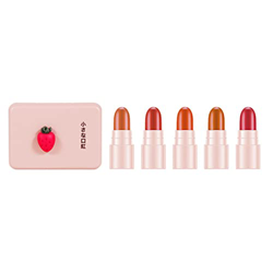 Pintalabios De Velvet Mattes Lipstick Mistys Small Lipstick Set 5 Travel Pack Lipstick Cute Girl Lipstick Brillos Mate características