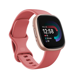 Fitbit Versa 4,Pink Sand/Copper Rose Smartwatch, Unisex-Adult, One Size características