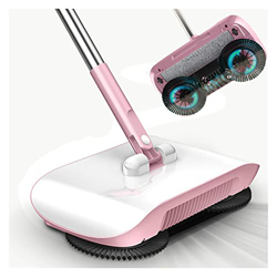 JOOJY Barredora de Operador a pie Broom Robot Aspirador Casero de vacío Hogar Cocina Sweeper Mop Sweeping Machine Alfombra Hogar para Suelos Duros y P en oferta