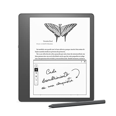 Te presentamos Kindle Scribe, el primer Kindle para leer y escribir, con una pantalla Paperwhite de 10,2" y 300 ppp | Con lápiz prémium | 64 GB
