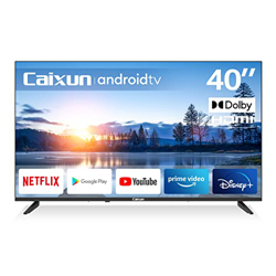 Caixun Smart TV 40 Pulgadas, FHD Android TV con 3 HDMI, 2 USB, Google Assistant, WiFi, Built-in Chromecast, EC40V1FA, 2022 en oferta