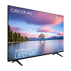 Cecotec Smart TV de 50" TV Cecotec A1 Series ALU10050. Televisores LED, Resolución 4K UHD, Sistema Operativo Android TV, Diseño Frameless, MEMC, Dolby precio