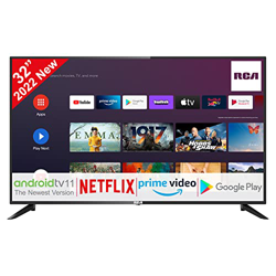 RCA RS32H3 Smart TV 32 Pulgadas (81 cm) Android Televisores - Google Assistant, Chromecast, Netflix, Prime Video, Google Play Store, Disney+, WiFi, Tr características