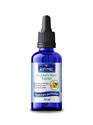 Hipérico ( Hipericum Perforatum ) | Hierba de San Juan | Extracto líquido en gotas | 50 ML | Suministro para 33 días (1,5 ml al día - 30 gotas diarias