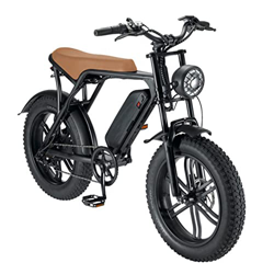 IOPY Bicicleta Eléctrica, Bicicletas Eléctricas para Adultos 20" Fat Tire Bicicletas Eléctricas 7 Velocidades E Bicicletas para Jungle Trails Snow Bea precio