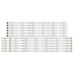 Piezas de Repuesto de TV- 12 Piezas DIRIGIÓ Flight Strip Compatible con Samsung UE50JU6400U UE50JU6500 UE50JU6400 UN50JU6500 V5DU-500DCA-R1 500DCB BN9 precio