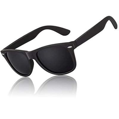 LINVO Gafas de Sol Hombre Mujer Polarizadas Gafas de Conducir con Protección UV Estilo Retro 80's Marca de Diseño Gafas de Sol