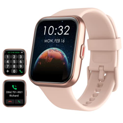 Reloj Inteligente Mujer, 1.7'' Smartwatch Hombre con Llamada Bluetooth y Alexa, Esfera Personalizada Pulsera Actividad Impermeable IP68 con Monitor Su en oferta