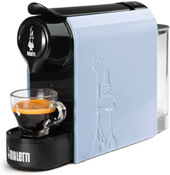 Bialetti Gioia, Cafetera expreso para cápsulas de aluminio, supercompacta, depósito 500 ml, Ceruleo en oferta