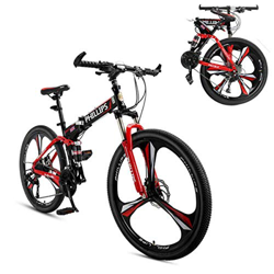 Bicicleta de montaña plegable para hombres/mujeres 26 pulgadas bicicleta al aire libre 24 velocidad suspensión completa MTB bicicletas precio