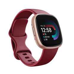 Fitbit Versa 4,Beet/Copper Rose Smartwatch, Unisex-Adult, One Size precio