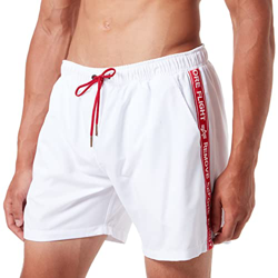 ALPHA INDUSTRIES RBF Tape Swim Short Bañador, White, L para Hombre precio