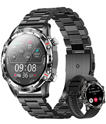 Reloj Inteligente Hombre, Smartwatch HD de 1,32‘’con Llamadas Bluetooth SMS SNS Recordatorio Podómetro Calculadora Monitor de Sueño de Frecuencia Card en oferta