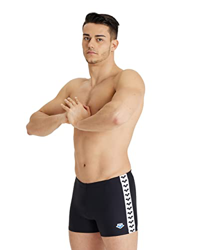 Arena Icons Solid Bañador corto para hombre, Negro, 95 en oferta