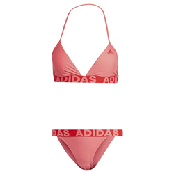 adidas Neckholder Biki Swimsuit, Women's, Semi Turbo/Vivid Red, 40 en oferta