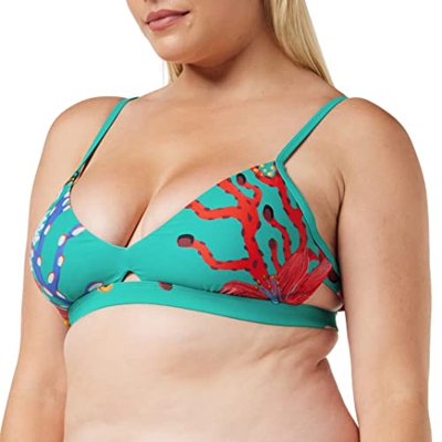 Desigual Biki_attina I Bikini, Azul, S para Mujer