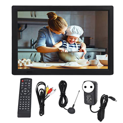 Emoshayoga Televisión Digital de 14 Pulgadas, TV Digital portátil de 1080P, Compatible con TV analógica, TV Digital y ATV para el hogar, Coche, Viajes precio