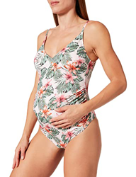 Iris & Lilly Bañador Mujer, Rosa, Flor Tropical, 48 en oferta