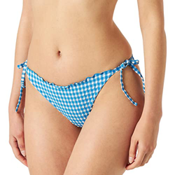 Tommy Hilfiger Bikini descarado con Lazo Lateral Bragas, Island Blue and White Gingham, S para Mujer características