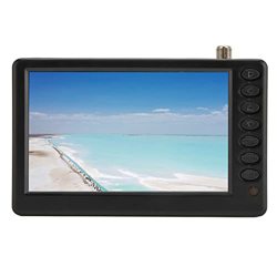 TV Portátil de 5 Pulgadas, Mini TV Digital 1080P Compatible con ISDB T Mini TV Digital Recargable para Dormitorio, Caravana Y Uso en Exteriores precio