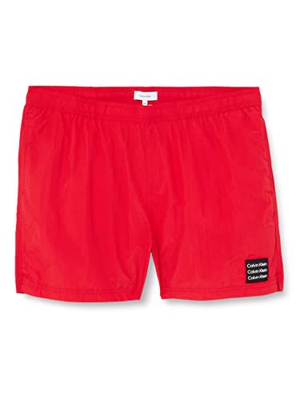 Calvin Klein Medium Drawstring KM0KM00712 Shorts, Deep Crimson, L para Hombre