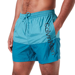 Calvin Klein Medium Drawstring KM0KM00729 Shorts, Caspian Teal, S para Hombre precio