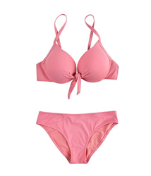 Mujeres de Dos Piezas Bañador Anudado con Lazo Conjuntos de Bikini con Relleno favorecedores S-XXL Traje de baño (L, 26591-Pink) precio