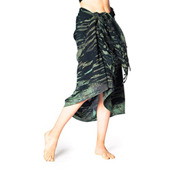 PANASIAM tiedye Sarong CT08 darkgreen en oferta