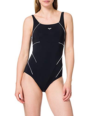 Arena Jewel – Bañador de una pieza para mujer, Mujer, color: negro (black / white), 52 EU