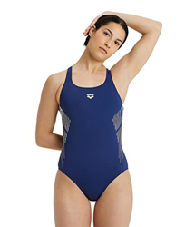 ARENA W Streak Swim Pro Back One Piece Entero, Mujer, Navy-White, 42 precio