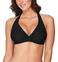 Merry Style Sujetador de Bikini Parte de Arriba Bañador Top de Traje de Baño Mujer 74RN24 (Negro (9240), EU 90 D=ES 105 D) precio