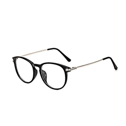 BOZEVON Gafas Falsas para Mujeres Hombres - Gafas de Sol Sin Receta Clásicas Ultraligeras Montura Gafas Vintage Lentes Transparentes para Mujeres y Ho características