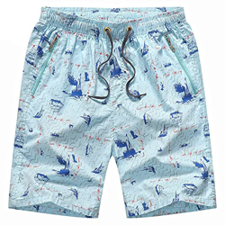 PEJPYMC BañAdor Secado RáPido Para Hombre, BañAdores Con Bolsillos Cremallera Pantalones Cortos Playa Pantalones Cortos Deportivos Para Verano (5XL,az precio