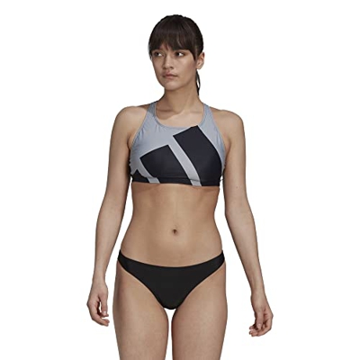 adidas B Bars Bikini, Negro/PLAHAL, L para Mujer